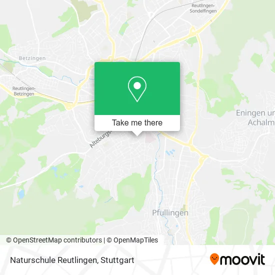 Карта Naturschule Reutlingen