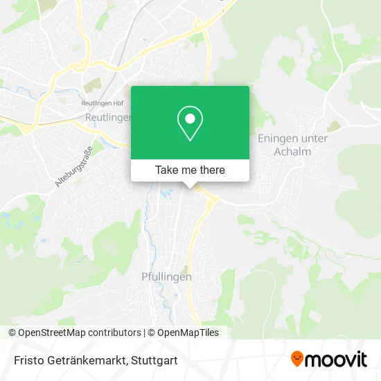 Карта Fristo Getränkemarkt