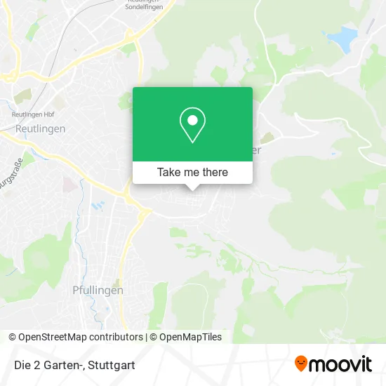 Карта Die 2 Garten-