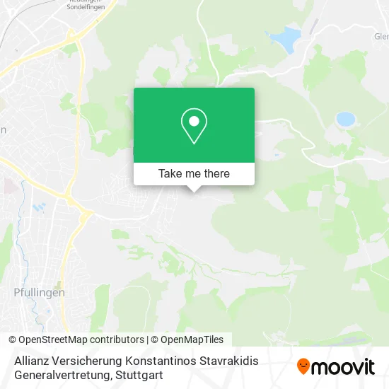 Карта Allianz Versicherung Konstantinos Stavrakidis Generalvertretung