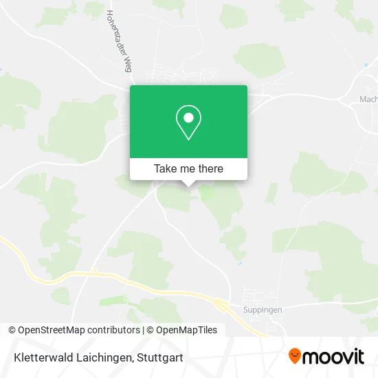 Карта Kletterwald Laichingen