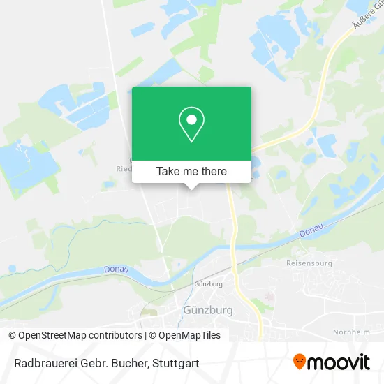 Карта Radbrauerei Gebr. Bucher