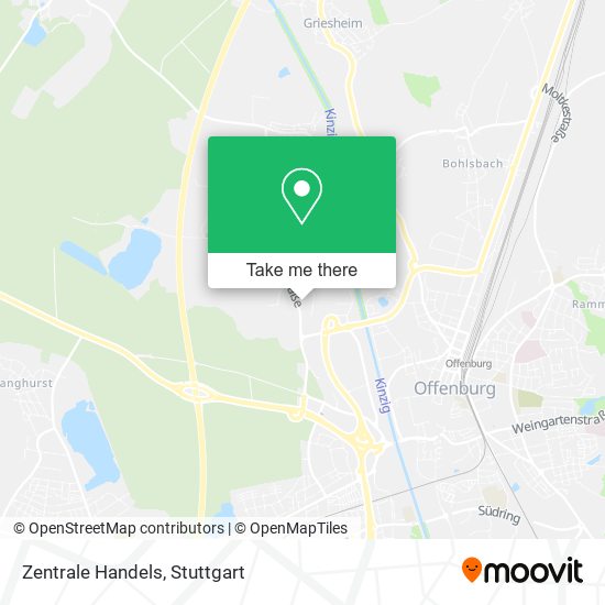 Карта Zentrale Handels