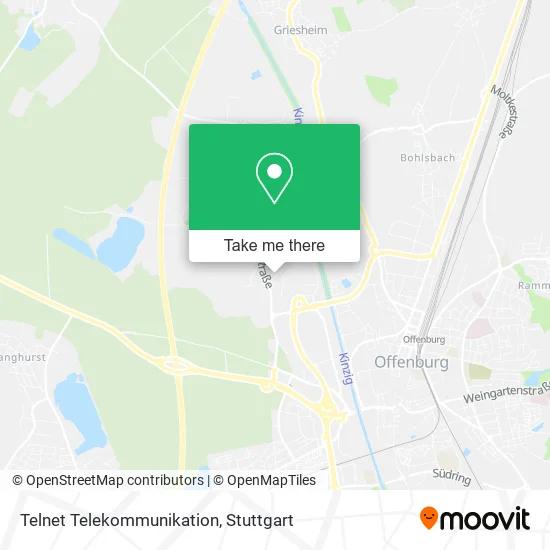 Карта Telnet Telekommunikation