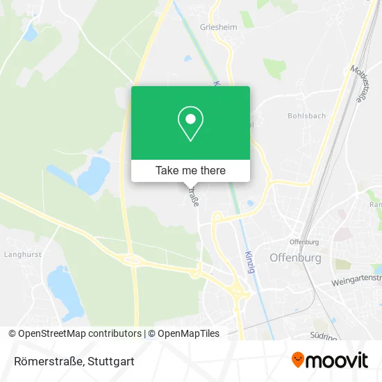 Карта Römerstraße