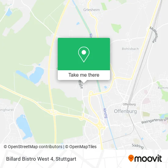 Карта Billard Bistro West 4