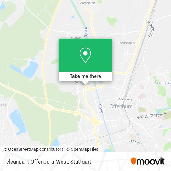 Карта cleanpark Offenburg-West