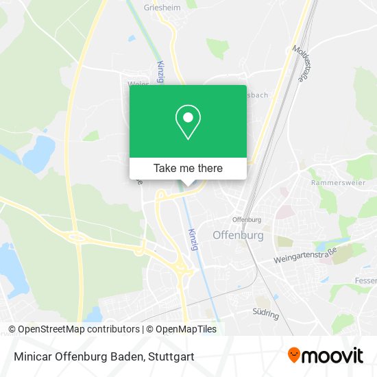Minicar Offenburg Baden map