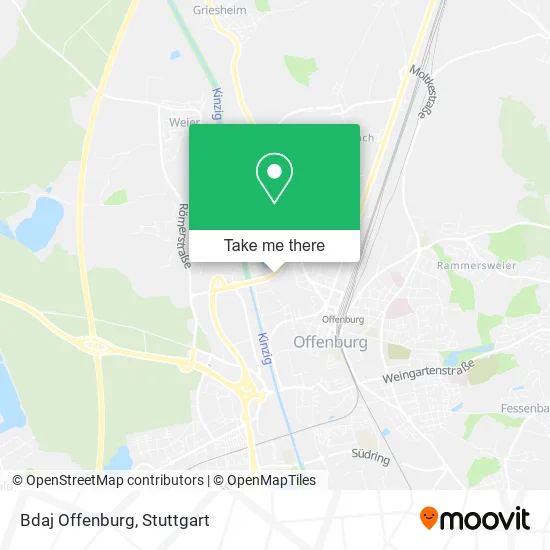 Карта Bdaj Offenburg