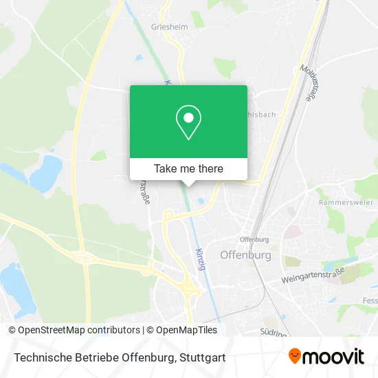 Карта Technische Betriebe Offenburg