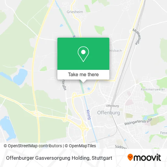 Карта Offenburger Gasversorgung Holding