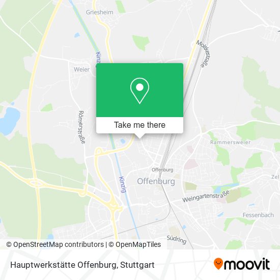 Hauptwerkstätte Offenburg map