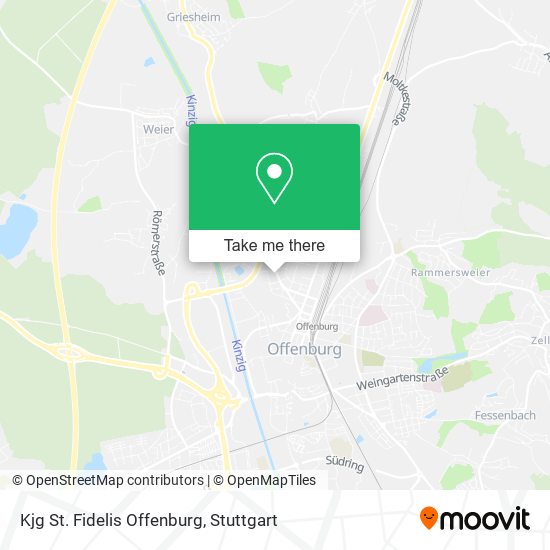 Карта Kjg St. Fidelis Offenburg