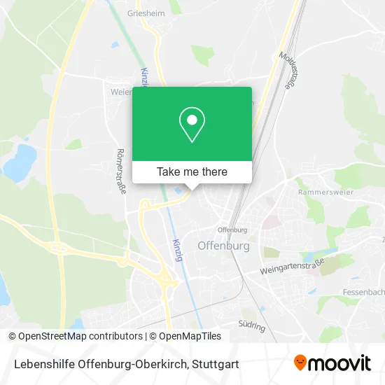 Карта Lebenshilfe Offenburg-Oberkirch