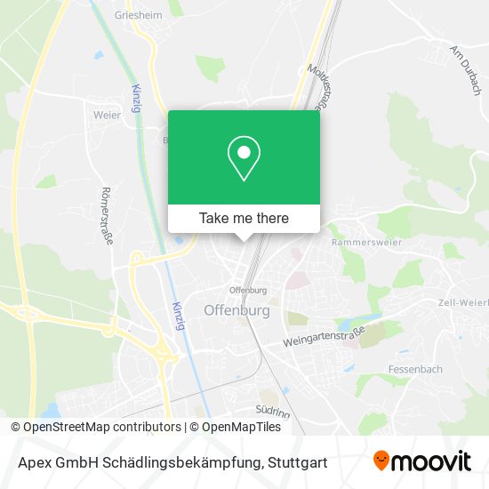 Карта Apex GmbH Schädlingsbekämpfung