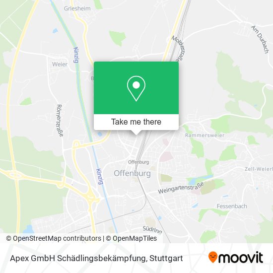 Apex GmbH Schädlingsbekämpfung map