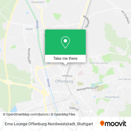 Ems-Lounge Offenburg-Nordweststadt map