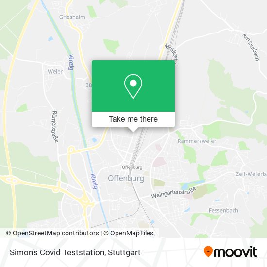 Simon's Covid Teststation map