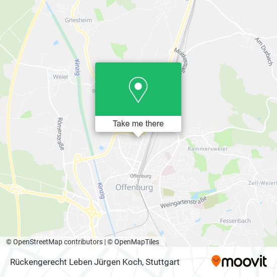 Rückengerecht Leben Jürgen Koch map