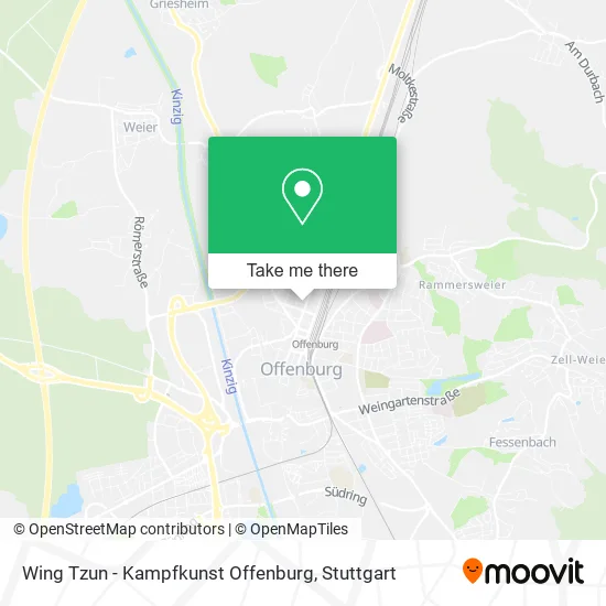 Карта Wing Tzun - Kampfkunst Offenburg