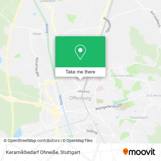 Карта Keramikbedarf Ohneiße