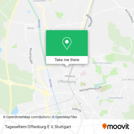 Карта Tageseltern Offenburg E V
