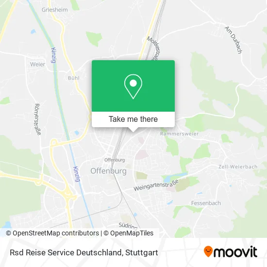 Карта Rsd Reise Service Deutschland