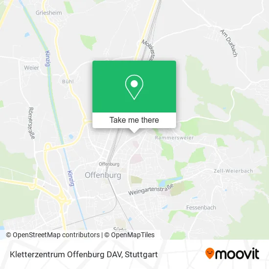 Карта Kletterzentrum Offenburg DAV
