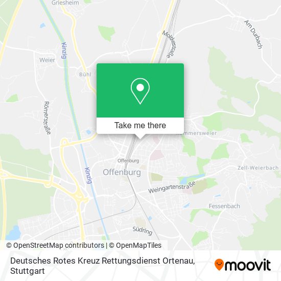 Deutsches Rotes Kreuz Rettungsdienst Ortenau map