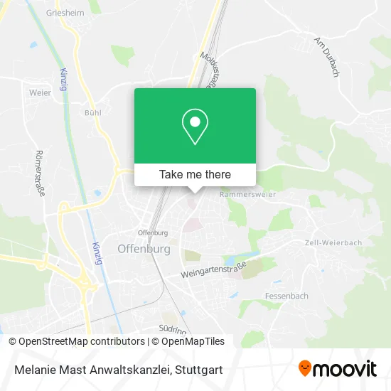 Карта Melanie Mast Anwaltskanzlei