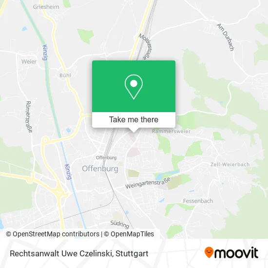 Карта Rechtsanwalt Uwe Czelinski