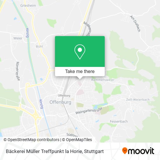 Bäckerei Müller Treffpunkt la Horie map