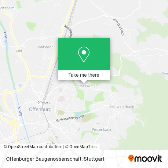 Карта Offenburger Baugenossenschaft