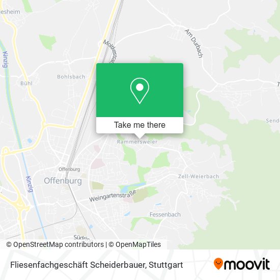 Fliesenfachgeschäft Scheiderbauer map