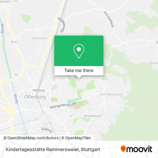 Карта Kindertagesstätte Rammersweier