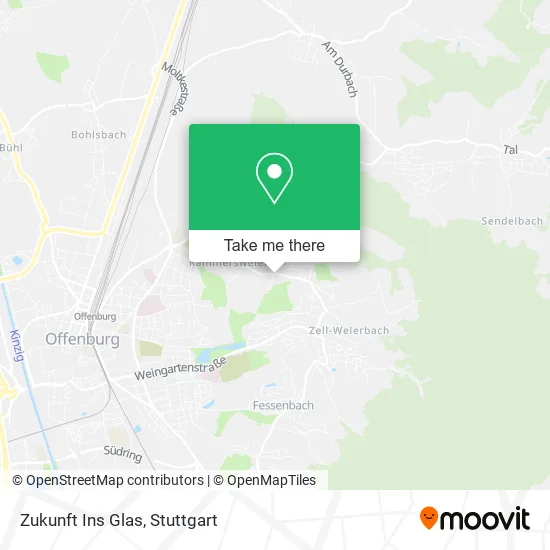 Карта Zukunft Ins Glas