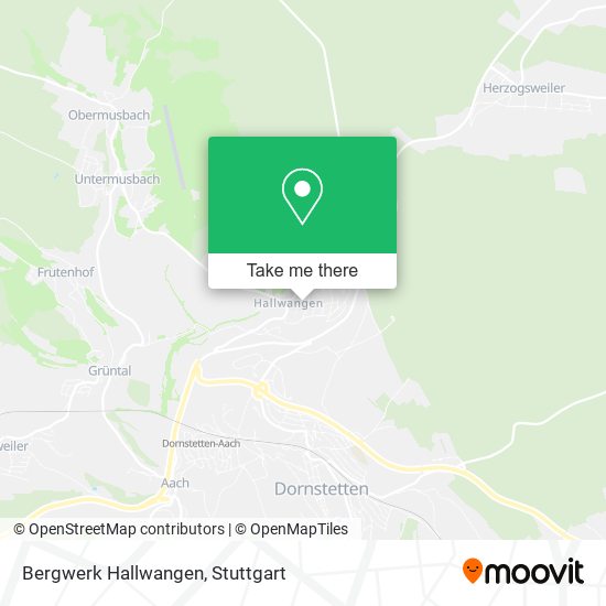 Карта Bergwerk Hallwangen