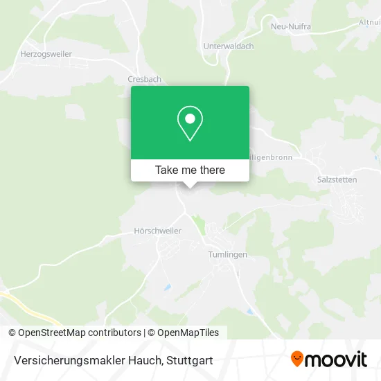 Карта Versicherungsmakler Hauch