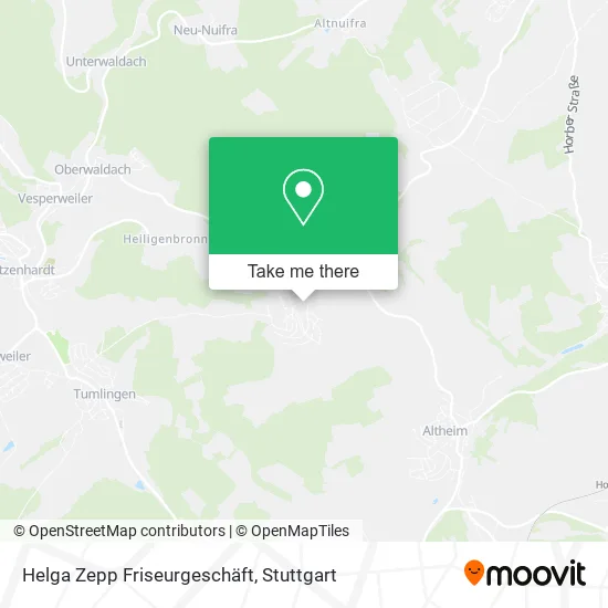 Карта Helga Zepp Friseurgeschäft