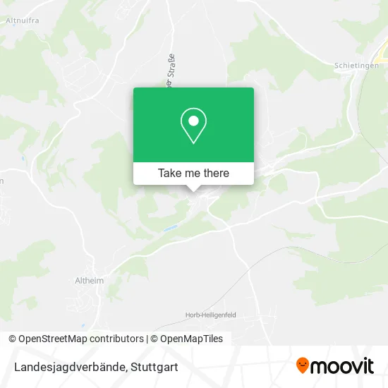 Карта Landesjagdverbände
