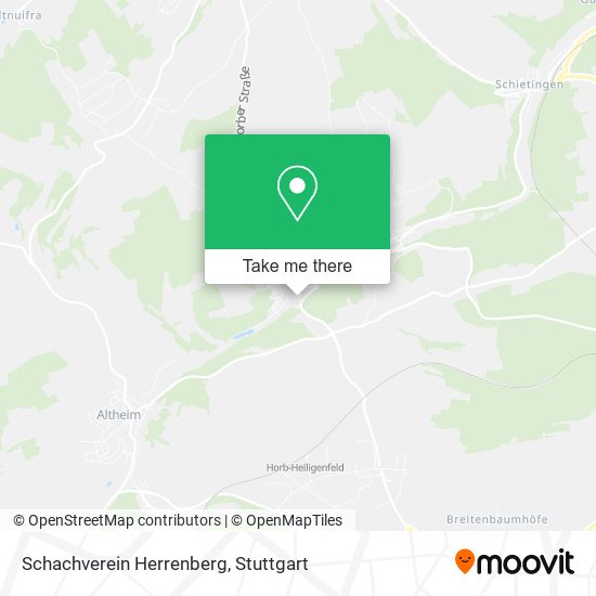 Schachverein Herrenberg map