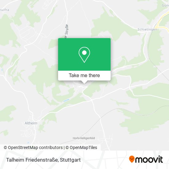 Talheim Friedenstraße map