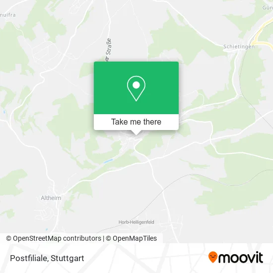 Карта Postfiliale