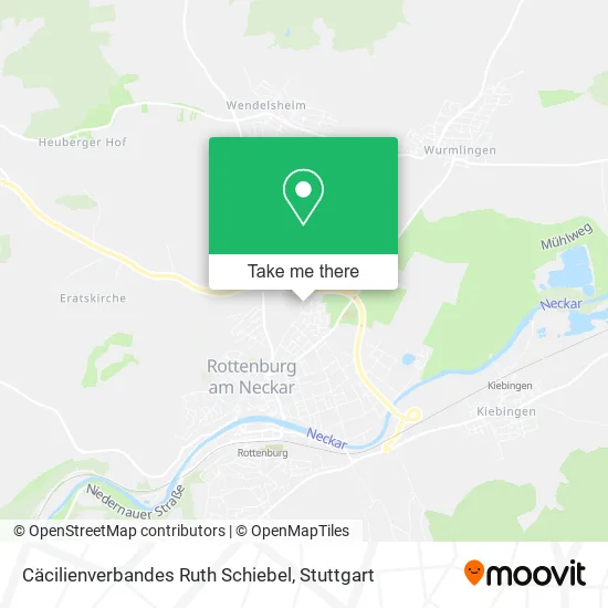Карта Cäcilienverbandes Ruth Schiebel