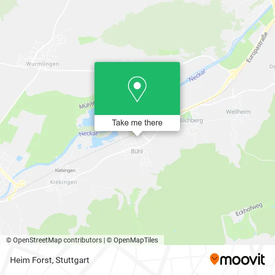 Карта Heim Forst