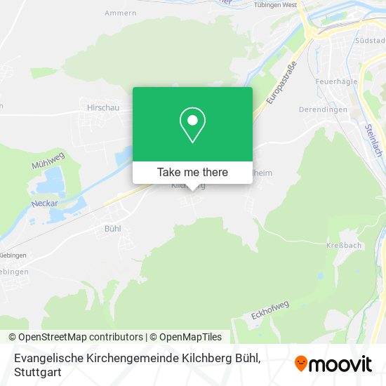 Карта Evangelische Kirchengemeinde Kilchberg Bühl