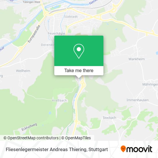 Карта Fliesenlegermeister Andreas Thiering