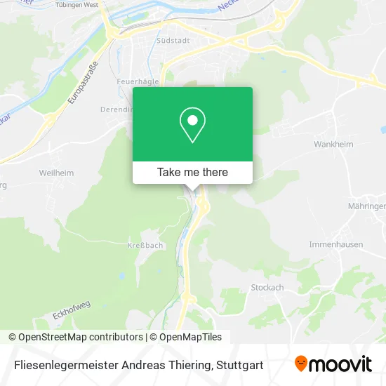 Карта Fliesenlegermeister Andreas Thiering