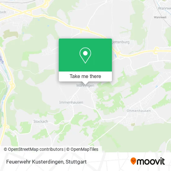 Карта Feuerwehr Kusterdingen