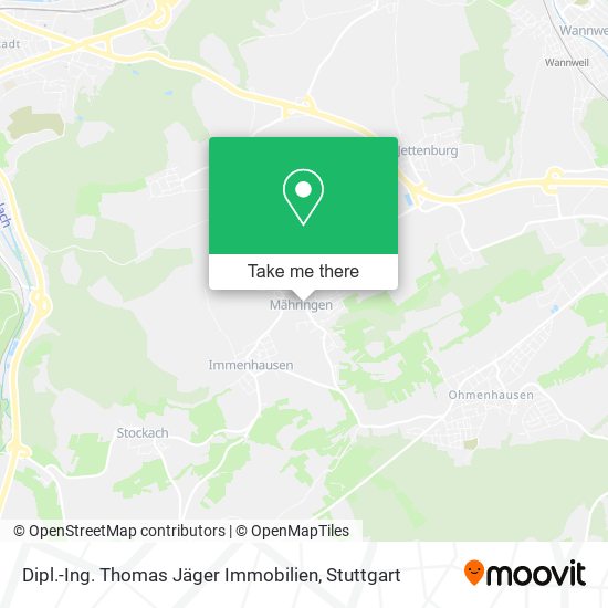 Dipl.-Ing. Thomas Jäger Immobilien map